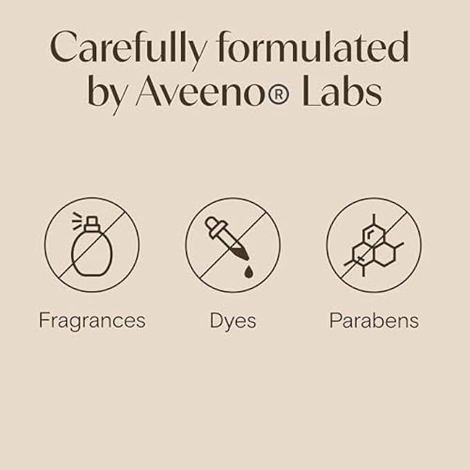Aveeno DAILY MOISTURIZING FACE LOTION WITH SOOTHING PREBIOTIC OAT, GENTLE LOTION NOURISHES NORMAL TO DRY SKIN WITH MOISTURE, FACIAL LOTION FOR SENSITIVE SKIN, FRAGRANCE-FREE, 12 FL. OZ - Image 4